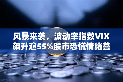 风暴来袭，波动率指数VIX飙升逾55%股市恐慌情绪蔓延至币圈，欧易交易所官网如何应对？